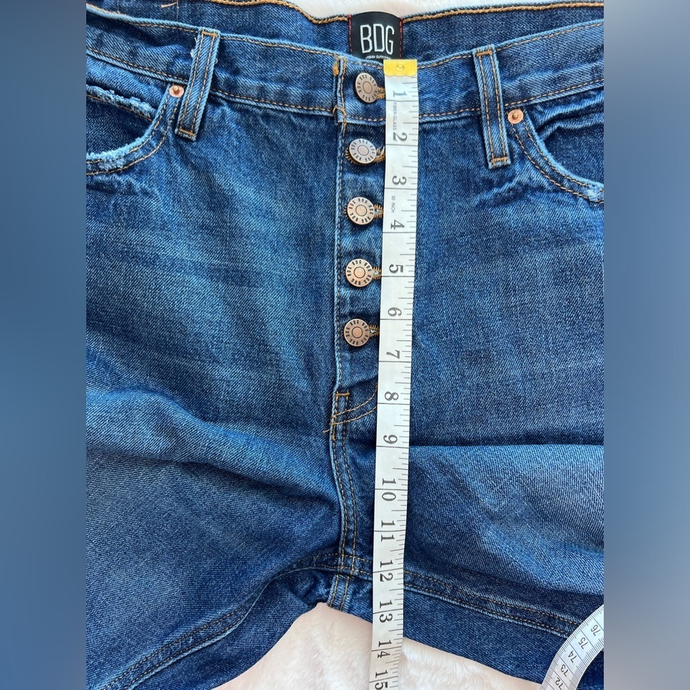 BDG Vintage Boot Cut Button Fly Cropped Jeans Size 32 - Picture 6 of 10